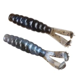 JOHNCOO 7cm 3.1g TPE Two T-tails Soft Bait Fishing Lure 6pcs Artificial Worm Bait Wobblers Swim Ned Rig