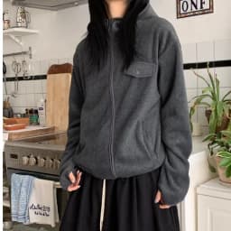 Chic Double-Sided Fleece Hooded Short Jacket Women's Loose Lazy Style Versatile Personality Top Winter New Arrival