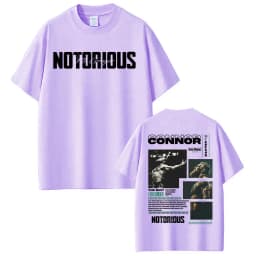 Limited Connor Mcgregor The Notorious Graphic Tee Shirt Men Women Fashion Retro Classic T Shirt Casual Cotton Oversized T Shirts