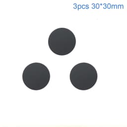 1/3/5pc Thin Metal Plate For Magnetic Car Phone Holder Iron Sheet Sticker Disk For Magnet Phone Stand Mount Round Retangle Black