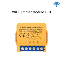 AVATTO WiFi/ZigBee 1/2 Gang Dimmer Light Switch Module,Smart Dimmer Switch Module APP Remote Control For Tuya Alexa Google Home