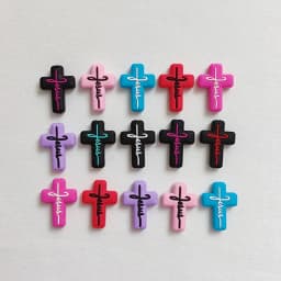 20pcs New Silicone Focal Beads Baby Teether Beads Teething Chew Toys DIY Pacifier Chain Jewelry Bracelet Pens Accessories