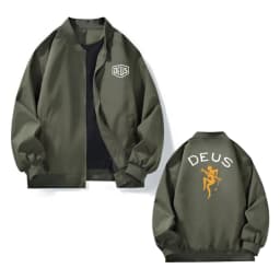 Y2K DEUS Y2K MTB Spring Autumn Casual Solid Fashion Slim Bomber Jacket Men Overcoat New Arrival Baseball Jackets Men's Jacket