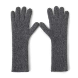 100% Cashmere Gloves Women's Knitted Solid Color Five Finger Gloves Fashion Mmen's and Women's Universal Long Gloves Warm Winter