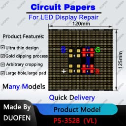 P5 series Circuit Paper,Double-sided solder pads, fully covered with large holes ,Used for repairing damaged PCB pads