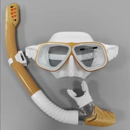 Diving Mask Plastic-Alloy Frame Scuba Equipment Snorkeling Goggles Tempered Glass