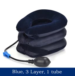 Neck Massager Cervical Support Pillow Air Pump Inflatable Collar Stretcher Brace 3 Layer Pain Relief Neck Ontlaster Traction
