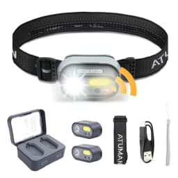 ATuMan Rechargeable LED Headlight with Motion Sensor 8 Light Modes 1200 Lumens for Hiking,Outdoor,Fishing