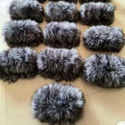 MS.MinShu-Real Fox Fur Hand Muff Bag for Women, Winter Hand Warmer, Pocket Handbag with Chain, Fashion Brand