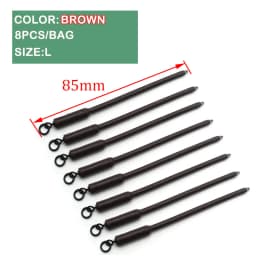 8PCS Carp Fishing Accessories QC PVA Bag Stems Quick Change Long for Carp Hair Rig Tool Carp Coarse Method Feeder Fishing Tackle