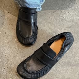 Round-toe Pleated Retro Simple Slip-on High-heel Loafers for Women 2026 New Deep-mouth Single Shoes,Commuter Small Leather Shoes