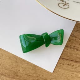 Korea France color small bow bangs clip red duck beak clip side broken hair clip French girl heart