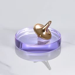 Crystal Gyro Disk Crystal Smooth Pallet Hand Twist Gyro Display Station K9 Base