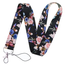 LB3010 Pink Love Neck Strap Lanyard for Key ID Card Cell Phone Straps USB Badge Holder DIY Neck Strap Hang Rope Rainbow Keychain