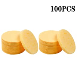 50-1000PCS Compressed Facial Sponge Strong Absorbent Cleansing Pads Latex Free Exfoliating Makeup Sponge Skin Care Sponge