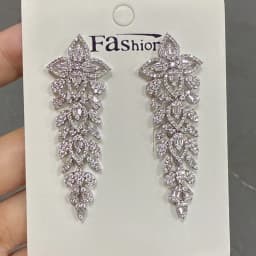 GODKI 2026 Luxury Trendy Link Chain Long Drop Earrings Cubic Zircon Earrings For Women Drop Earrings Brincos Fashion Jewelry