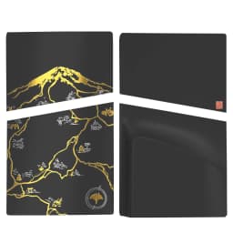 Limited 30th Anniversary Premium ABS Hard Case Replacement Faceplate with Logo Skin&30th Sticker Panels For PS5 Slim Console