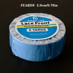 0.8cm/1.0cm/1.27cm/2cm/2.54cm Width Walker Lace Front Tape 3Yards Waterproof Strong Hold Tape for Lace Wigs