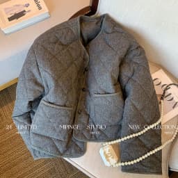 Neploe Simple Office Lady Vintage O Neck Plaid Coat Thin Casual Premium Western Style Parkas Warm Elegant High Street Soft Coats