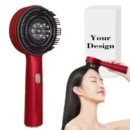 3 Modes Electric Massage Comb Portable Red Light Laser Comb for Hair Follicle Hair Follicles On The Head Essence Oil Applicator