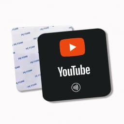 Big Size Square Instagram NFC plate Sign NFC Social Media Plate for Barber Shop  Eyelash Nail Shop Decoration