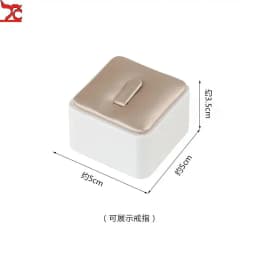 Ring Display Case Window Counter Ring Plate Display Jewelry Rack Champagne Jewelry Tray Commercial Display Props