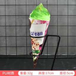 1pc/lot Simulation Ice Cream Cone Dessert Ice Cream Milk Tea Shop Decoration Fake Fruit Ice Cream Props Decoration Model DIY