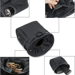 Outdoor Molle Drawstring Ammunition Bag Adjustable Utility Belt Fanny Hip Waist Bag Outdoor Ammo Storage Pack Ammo Bag