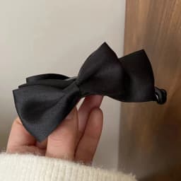 1/3pcs Simple Fabric Solid Color Bow Hair Clip for Woman Elegant Banana Clip Fashion Girl Ponytail Clip Hairpin Hair Accessories