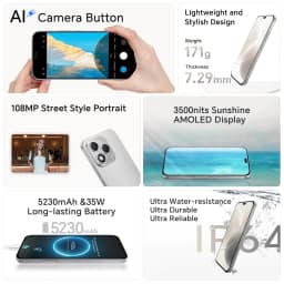 HONOR 400 Lite 5G, EU Version, 5G Smartphone, 108MP Main Camera,MTK Dimensity 7025-Ultra,5230 mAh Battery, 6.7 inches AMOLED