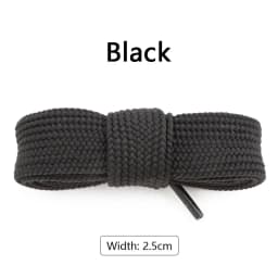 1 Pair Luxury Brand Laces Shoes Width 2.5CM Shoelace Flat Shoelaces for Sneakers AF1 Shoe Laces 100/120/140/160cm Shoestrings