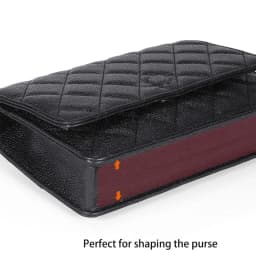 Purse WOC Base Shaper, Felt Base Shaper Saver and Insert for Wallet on Chain Bags Handbag woc Bag Base Shaper Black and Red