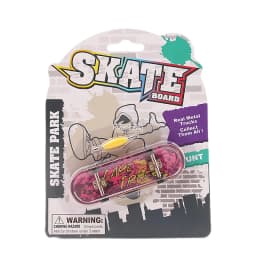 Finger Skateboard Shallow Concave Double Upturned Blister Card Package Fingerboard with Metal Bridge Competitive Fingertip Toy