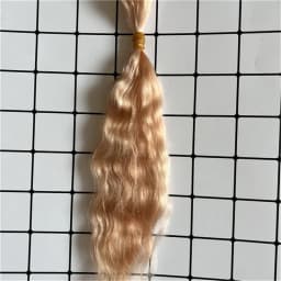 Top Quality 14 Colors Reborn Doll Mohair Wig 100% Pure Mohair Natural Black White Light Coffee Colors DIY BJD Doll Reborn Doll