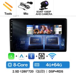 Android 16 Car Radio For Fiat Ducato 3 2006 - 2022 Carplay Auto Multimedia Stereo Player GPS Navi BT 360 Camera 4G WIFI QLED DSP