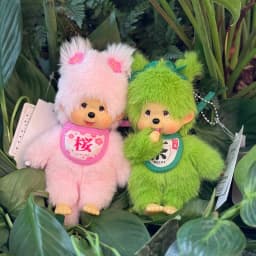 2026 NEW Monchhichi Plush Doll Pendant Kawaii Monkey Keychain Cute Cartoon Couple Keyring Bag Charms Birthday Gift 몬치치 モンチッチ