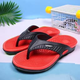 Men's Lightweight EVA Sandals with Massage Sole Multi-Color Options Large Size Slip-On Slippers for Beach Daily Home Outdoor Use