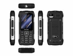 EAOR 2G Rugged Flashlight 4000mAh Big Battery Power Bank IP68 Waterproof 2.8 IPS Large Screen 0.3M Cam MTK Feature Mobile Phone