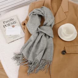 70Color Solid Winter Women Scarf Warm Thicken Cashmere Shawl Outdoor Tassels Pashmina Lady Wrap Windproof Scarves Fashion Luxury