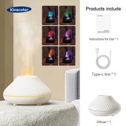 Volcano Aromatherapy Diffuser Portable Desktop Essential Oil Aroma Diffuser Home Air Humidifier Purifier/Essential Oil Set