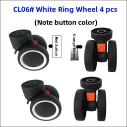 Universal Wheel Luggage Tool Box Wheel Bag Accessories Travel Suitcase Foot Wheel Luggage Carryon Spinner Wheel Removal