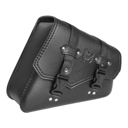 Universal Motorcycle Side Saddle Bags PU Leather SwingArm Tool Bag Plastic Buck Cafe Racer Luggage Bag For Cruiser Custom