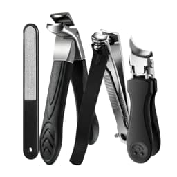 2/4Pcs/Set Nail Clippers Set Ingrown Toenail Thick Nail Clippers Set for Professional Pedicure Manicure Fingernail Tools