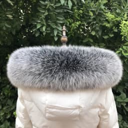 Real Fox Fur Collar For Coat Hood Decors Women Men Winter Luxury Fur Scarf Genuine Female Furry 100% Natural Fur Scarves Shawls