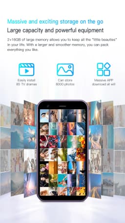 FUFFI I16 Pro Mini Smartphone Android Phone Face ID Portable 8.1 Mini Celulare 3.0 Inch HD 16GB ROM 1000mAh Battery Cellphone