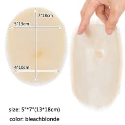 5x7/6x8 100% Human Hair Buzz Cut Toupee for Men Ultra Thin Breathable PU Transparent Full Biological Scalp Prosthesis Toupee