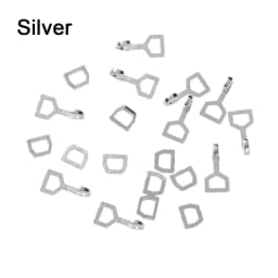 10 Sets Newest Metal 14mm Mini Ultra-small Belt Buckle Doll Bags Buckles Diy Doll Buttons Shoes Accessories