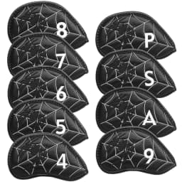 Golf Club Head Covers for Driver Cover Fairway Cover Hybrid Cover Blade Putter Covers PU Leather Headcover