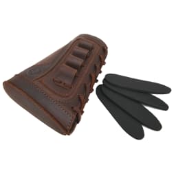 Leather Rifle Sling Shoulder Padding Tactical Strap And Shotgun Gun Buttstock Ammo Shell Holder For 5pcs 12 Gauge