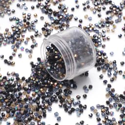 500Pcs 3mm Mixed AB Color Czech Bicone Glass Loose Spacer Beads Crafts for Handmade Crystal Bracelet Earings DIY Jewelry Making